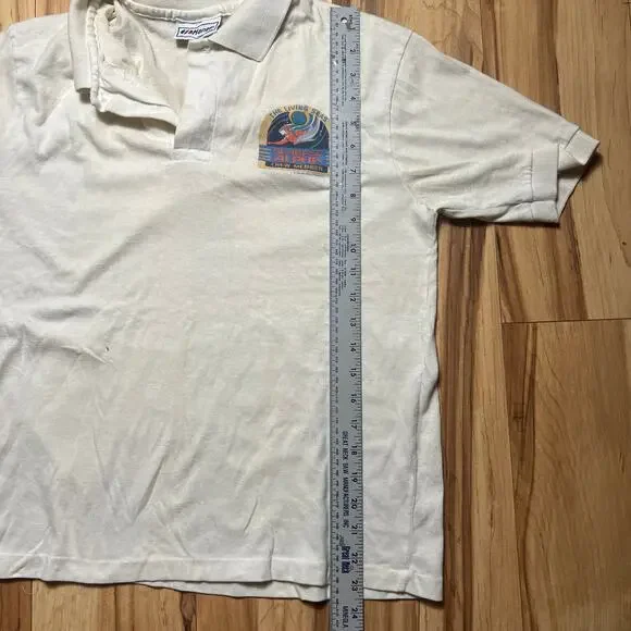 VINTAGE Rare 1985 Seabase Alpha Staff Shirt Epcot Disney Living Seas Size Medium